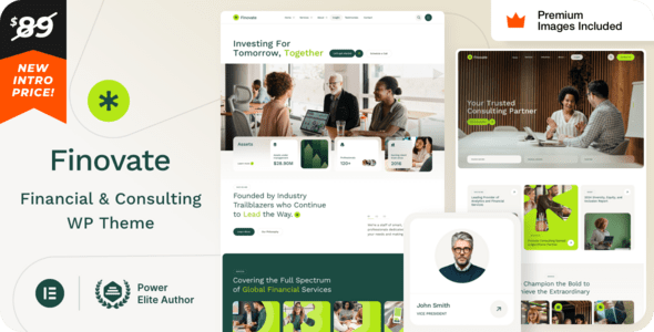 Finovate – Financial Advisors & Business Consulting WordPress Theme