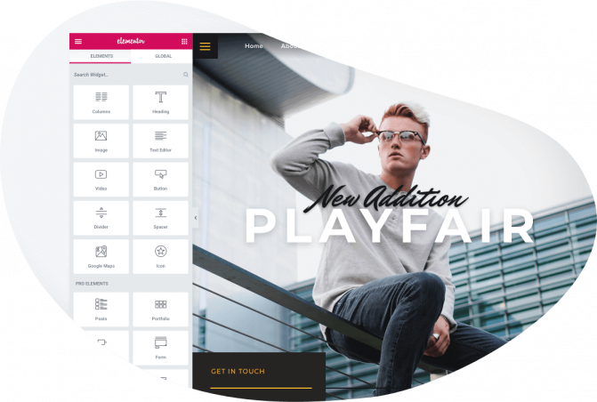 Elementor 10多个小部件高级设计定制功能享受80多种设计元素开发人员创建的各种小部件