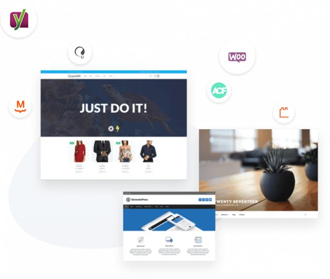 Elementor可与几乎所有WordPress主题和插件无缝地配合使用