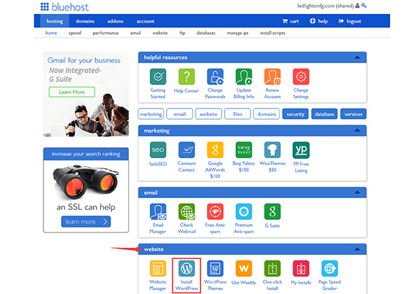 wordpress外贸建站 Bluehost美国主机 更快速 更强大 更安全 – WordPress专属主机