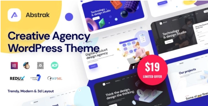Abstrak Creative Agency Theme 1.4.7 GPL Theme 1 Abstrak Creative Agency Theme 1.4.7 GPL Theme