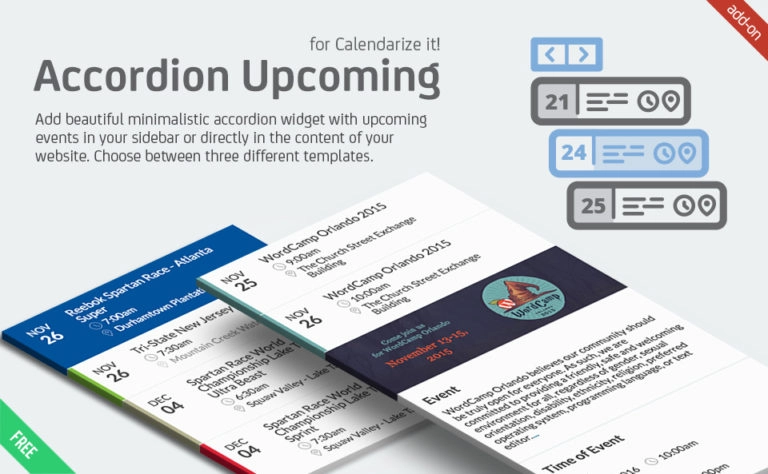 Accordion Upcoming Events for Calendarize it! 1.3.1.84750 GPL Plugins 1 Accordion Upcoming Events for Calendarize it! 1.3.1.84750 GPL Plugins