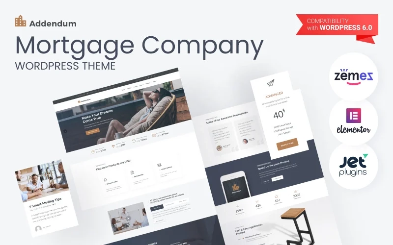 Addendum Mortgage Company WordPress Theme 1.0.1 GPL Theme 1 Addendum Mortgage Company WordPress Theme 1.0.1 GPL Theme