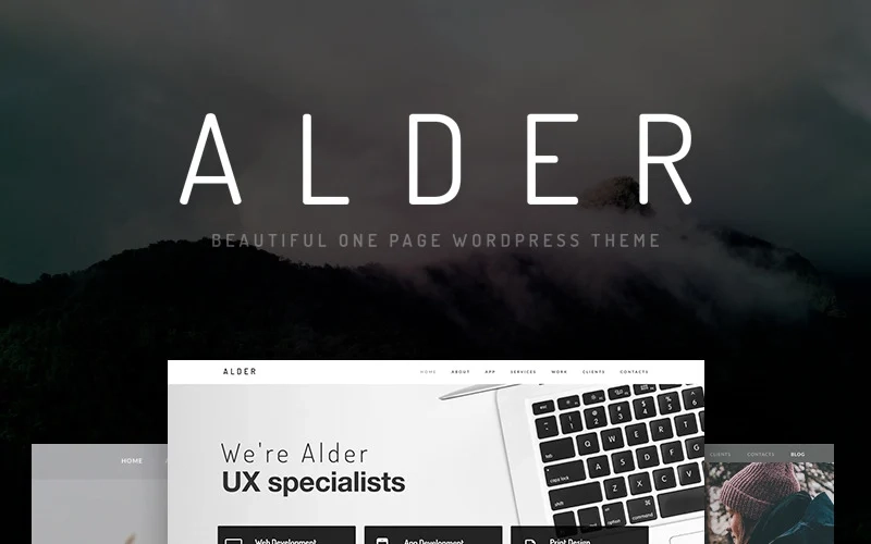 Alder Modern OnePage WordPress Theme 1.8 GPL Theme 1 Alder Modern OnePage WordPress Theme 1.8 GPL Theme