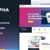 AlphaColor Type Design Agency 3D Printing Services WordPress Theme Elementor 1.4.7破解版主题