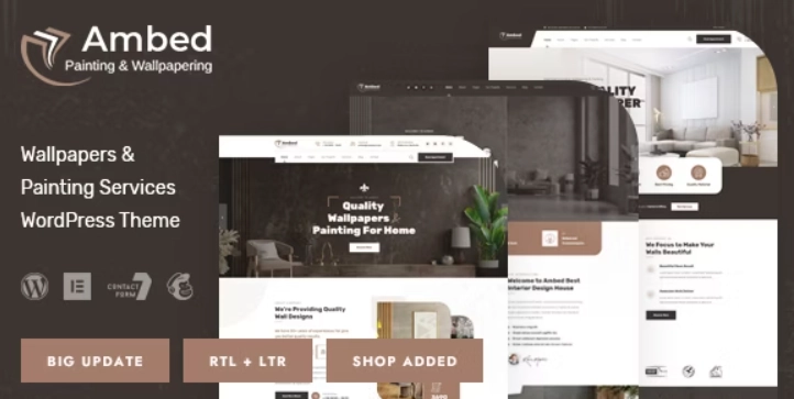 Ambed Wallpapers Painting Services WordPress Theme 1.1 GPL Theme 1 Ambed Wallpapers Painting Services WordPress Theme 1.1 GPL Theme