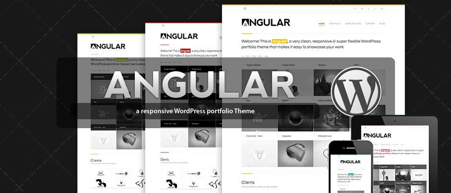 Angular Responsive Portfolio 4.1 GPL Theme 1 Angular Responsive Portfolio 4.1 GPL Theme