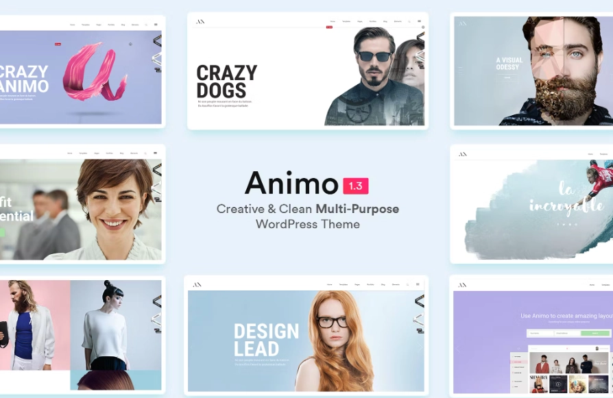 Animo – Creative Clean Multi-Purpose WordPress T 1.3 GPL Theme 1 Animo – Creative Clean Multi-Purpose WordPress T 1.3 GPL Theme