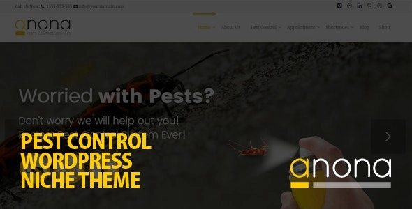 Anona Pest Control WordPress Theme 8.0 GPL Theme 1 Anona Pest Control WordPress Theme 8.0 GPL Theme