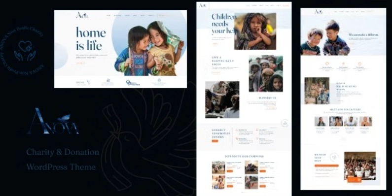 Anova Charity Donation WordPress Theme 1.0.1 GPL Theme 1 Anova Charity Donation WordPress Theme 1.0.1 GPL Theme