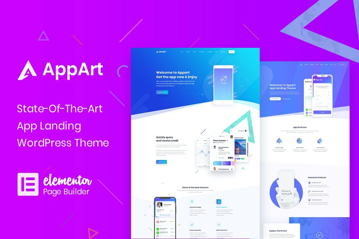 AppArt Creative WordPress Theme For Apps Saas 2.8 GPL Theme 1 AppArt Creative WordPress Theme For Apps Saas 2.8 GPL Theme