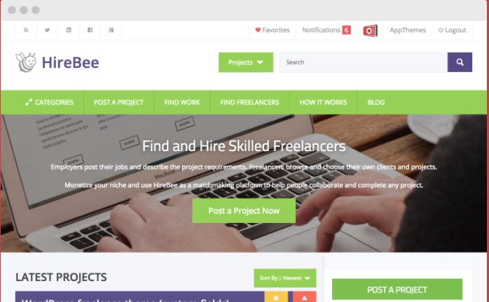 AppThemes Hirebee 1.4.10 GPL Theme 1 AppThemes Hirebee 1.4.10 GPL Theme
