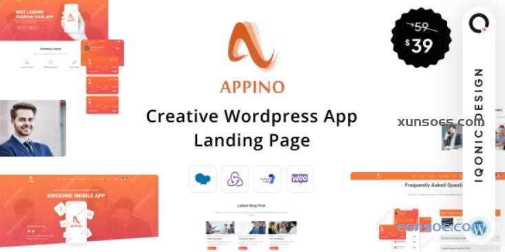 Appino Creative WordPress App Landing Page 1.4 GPL Theme 1 Appino Creative WordPress App Landing Page 1.4 GPL Theme