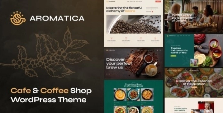 Aromatica Cafe Coffee Shop WordPress Theme 1.3 GPL Theme 1 Aromatica Cafe Coffee Shop WordPress Theme 1.3 GPL Theme