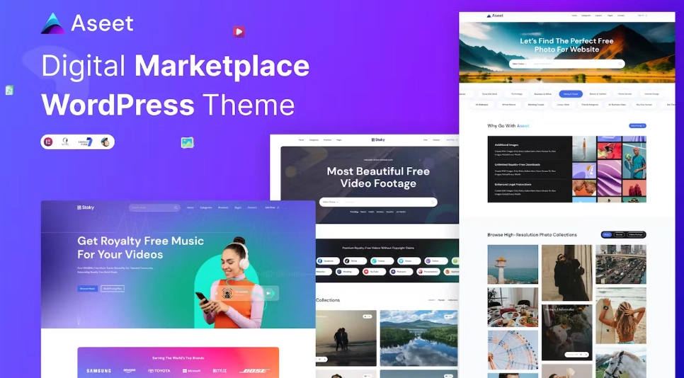 Aseet Digital Marketplace WordPress Theme 1.0.1 GPL Theme 1 Aseet Digital Marketplace WordPress Theme 1.0.1 GPL Theme