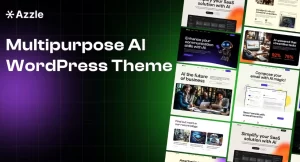 Azzle – SaaS Tech Startup Elementor WordPress 1.0.1 GPL Theme