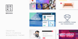 BROOKS WP CREATIVE MULTI-PURPOSE WORDPRESS THEME 1.1.4 GPL Theme