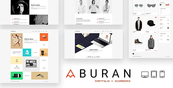 BURAN Creative Portfolio and Business WordPress Theme | Portfolio 2.0.1 GPL Theme