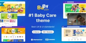 BabyCare Kids Store WooCommerce WordPress Theme 1.0.9 GPL Theme