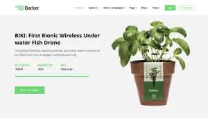 Backer Themeum Theme 1.1.8 GPL Theme