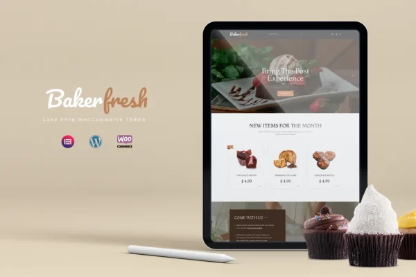 Bakerfresh Cake Shop WooCommerce Theme 1.0.2 GPL Theme
