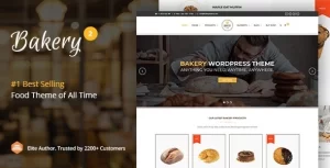 Bakery | WordPress Cake Food Theme 2.7 GPL Theme