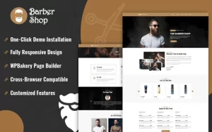 Barber Shop WordPress Theme 1.0.0 GPL Theme