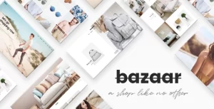 Bazaar eCommerce Theme 1.8 GPL Theme