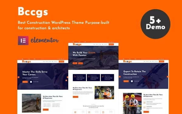 Bccgs- Construction WordPress Theme 1.0.0 GPL Theme
