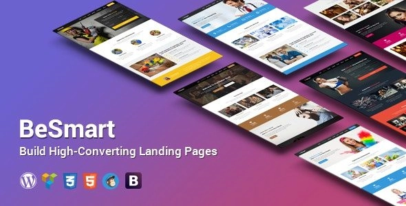 BeSmart High-Converting Landing Page WordPress Theme 1.8 GPL Theme