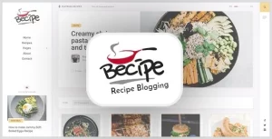 Becipe Recipe Blogging WordPress Theme 1.6 GPL Theme