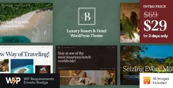Belicia Luxury Resort Hotel WordPress Theme 1.4.0 GPL Theme