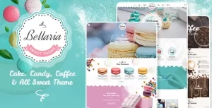 Bellaria a Delicious Cakes and Bakery WordPress Theme 1.1.5 GPL Theme