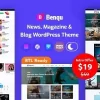 Benqu News Magazine WordPress Theme 1.1.0破解版主题
