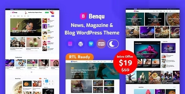 Benqu News Magazine WordPress Theme 1.1.0 GPL Theme
