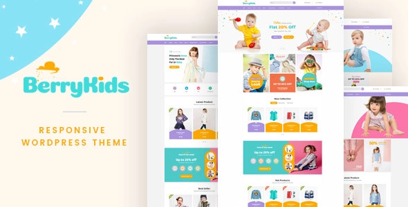 BerryKid Baby Store WooCommerce WordPress Theme 3.5.1 GPL Theme