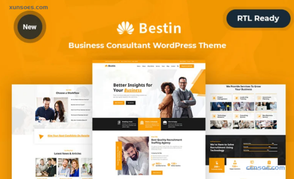 Bestin Responsive Business WordPress Theme 1.0.1 GPL Theme