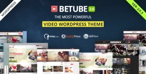 Betube Video WordPress Theme 3.0.13 GPL Theme