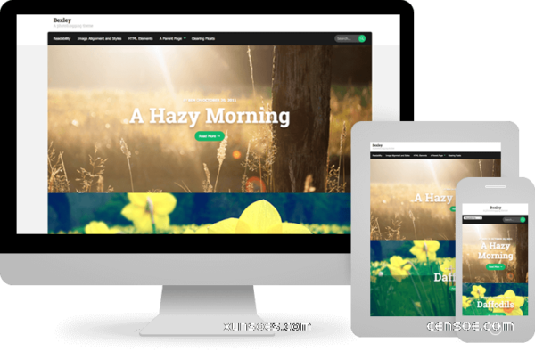 Bexley wordpress blogging theme 2.3.1 GPL Theme