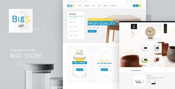 Big Shop Furniture RTL Responsive WooCommerce WordPress Theme 3.3 GPL Theme