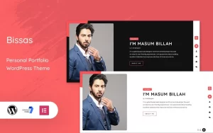 Bissas Personal Portfolio WordPress Theme 1.0.0 GPL Theme