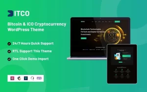 Bitco Bitcoin And ICO Cryptocurrency Responsive WordPress Theme 1.0.0 GPL Theme