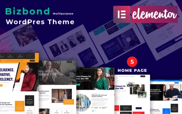 Bizbond Best Multipurpose WordPress Theme 1.0.0 GPL Theme