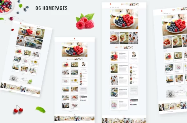 Bizi A WordPress Theme for Food Bloggers 2.0.1 GPL Theme