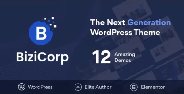 BiziCorp Business Consulting WordPress Theme 1.0.0 GPL Theme
