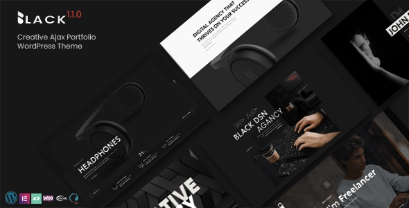 Blackdsn Creative Ajax Portfolio WordPress Theme 1.1.1 GPL Theme
