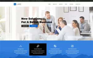 Blake Business Services WordPress Theme 1.1.3 GPL Theme