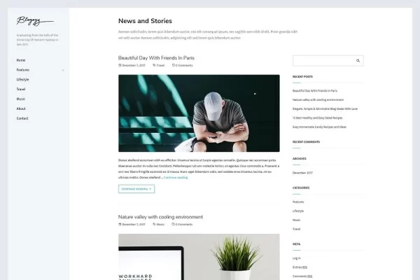 Blogezy WordPress Blog Theme CreativeMarket 1.0 GPL Theme