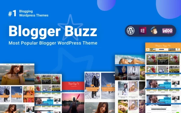 Blogger Buzz Free Magazine and WordPress Template WordPress Theme 1.0.0 GPL Theme