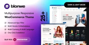 Blonwe Multipurpose WooCommerce Theme 1.1.2 GPL Theme